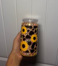 PREMADE CUP - Sunflower/Cow
