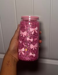 PREMADE CUP - Pretty Pink Bow 