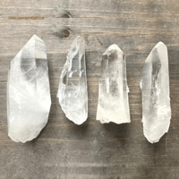 Image 1 of Lemurian Quartz Crystal Points from Colombia – Raw Clear Quartz for Meditation & Energy Healing