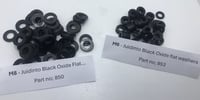 Image 2 of M8 'Juidinto' Black Oxide Flat Washers #850