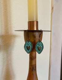 Image 2 of Turquoise Sacred Hearts 