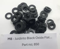 Image 4 of M8 'Juidinto' Black Oxide Flat Washers #850