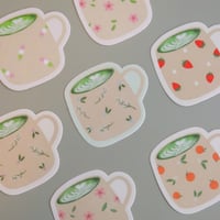 matcha latte sticker