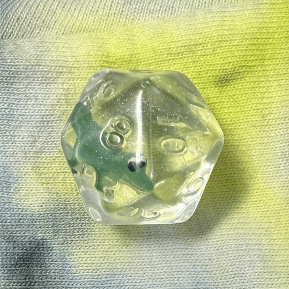 Image of Gator Filled D20