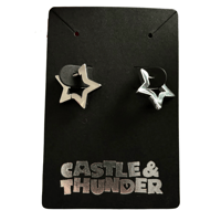 Image 1 of VERITY - Star Huggie Hoops