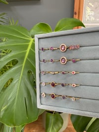 Image 5 of Celestial Violet Crystal Rings