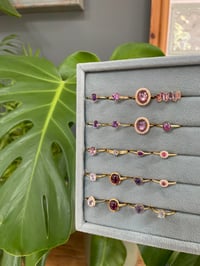 Image 6 of Celestial Violet Crystal Rings