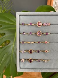 Image 7 of Celestial Violet Crystal Rings