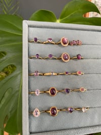 Image 8 of Celestial Violet Crystal Rings
