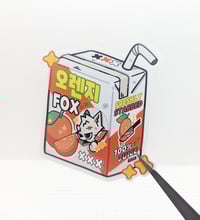 Image 2 of  오렌지(ORANGE) FOX JUICE BOX STICKER