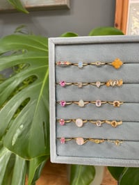 Image 4 of Golden Summer Crystal Rings 