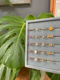Image 7 of Golden Summer Crystal Rings 