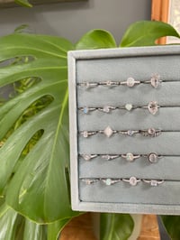 Image 5 of Mystical Silver Crystal Rings