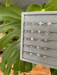 Image 6 of Mystical Silver Crystal Rings