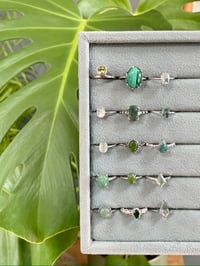 Image 2 of Nature Inspired Crystal Rings