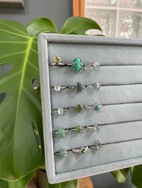 Image 6 of Nature Inspired Crystal Rings