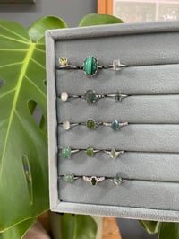 Image 7 of Nature Inspired Crystal Rings