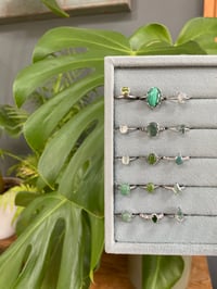 Image 3 of Nature Inspired Crystal Rings