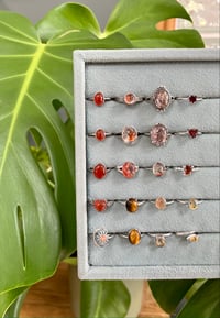 Image 2 of Early Autumn Crystal Rings