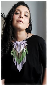 Image 6 of Collana in pelle artigianale CROW SMALL - Fresca - 10% off