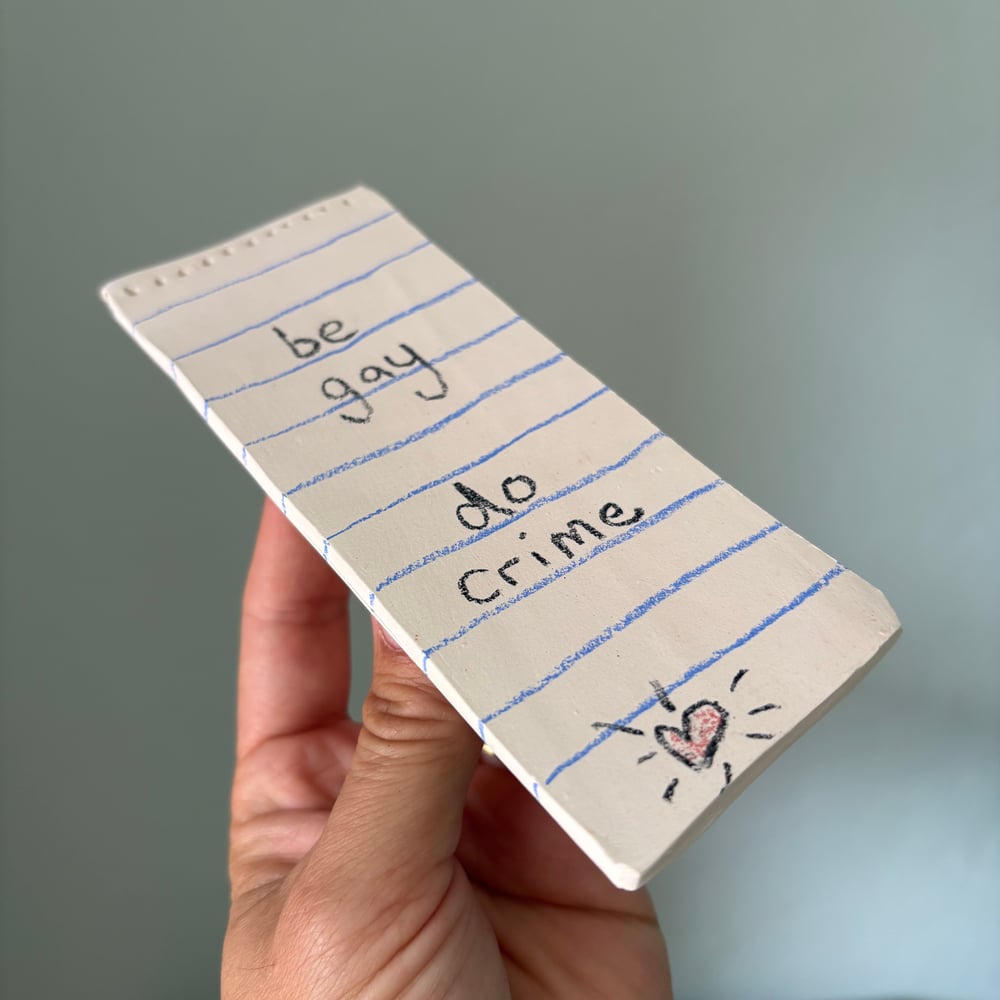 Image of Be Gay Ceramic note