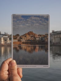 Image 1 of 08 / 108 〜 Our beloved Pushkar wakes up to the morning sun.