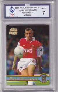 Image 1 of 1998 Merlin Premier Gold – Nigel Winterburn – Arsenal F.C. – Graded 7 (MGC)