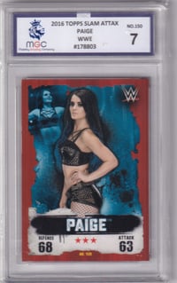 Image 1 of 2016 Topps Slam Attax Paige WWE Card