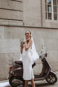 Mock Chiffon Veil