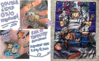 JJBA SBR Keychain & Wall Tapestry!  ☆