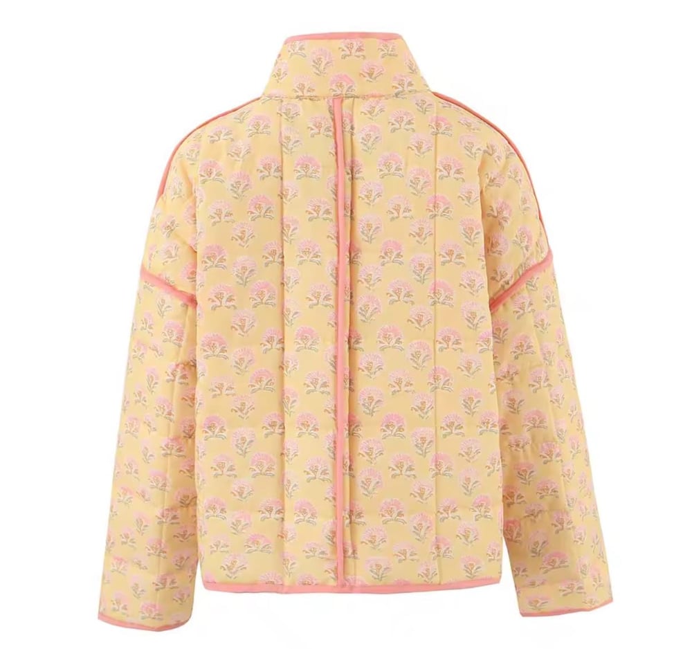 Image of Buttermilk Floral Jacket 🧈