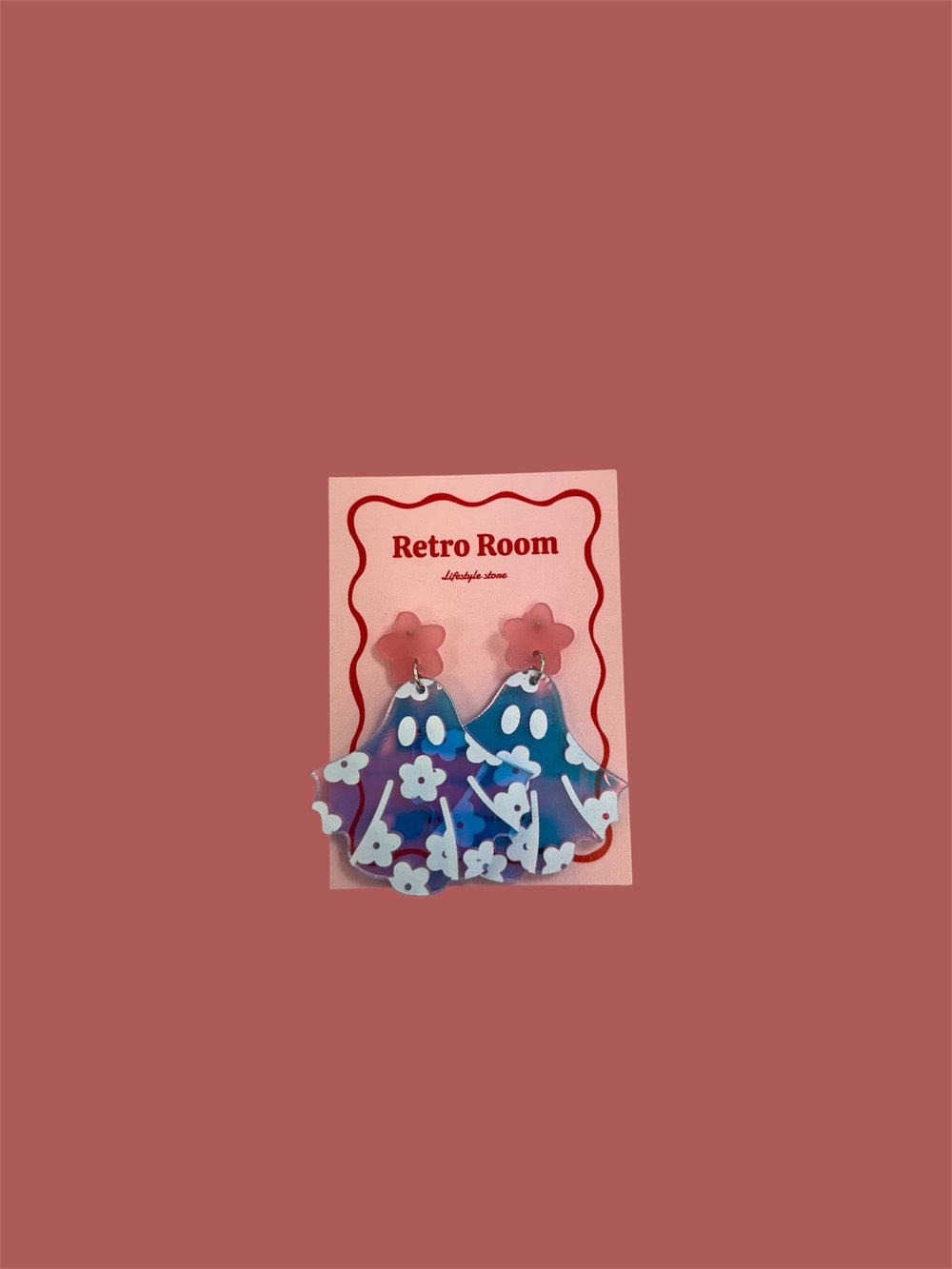 Image of Spooky Acrylic Earrings 👻💀