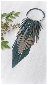 Image 2 of CROW MEDIUM Necklace - Dark Green