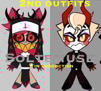 Image 4 of Alastor & Lucifer 20cm Plush Doll
