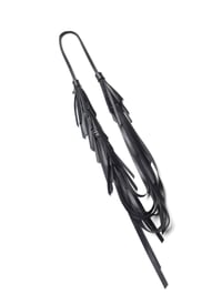 Image 4 of Collana in pelle artigianale NINFA - Black - 20% off