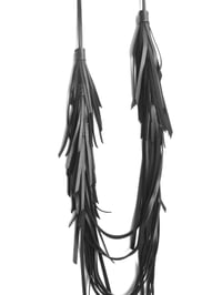 Image 8 of Collana in pelle artigianale NINFA - Black - 20% off