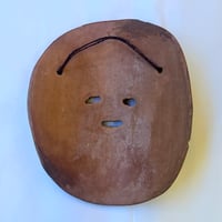 Image 6 of Petit masque mexicain vintage en terre cuite peint à la main – Années 70 - 80