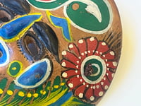 Image 5 of Petit masque mexicain vintage en terre cuite peint à la main – Années 70 - 80