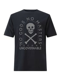 Image 3 of No Gods No Masters anarchist t-shirt
