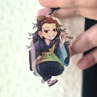 Image 3 of 【 JUJUTSU KAISEN 】Gojo Satoru & Geto Suguru Keychain Accessory (3", Epoxy Covered)