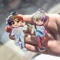 Image 1 of 【 ALIEN STAGE! 】Ivan & Till Keychain Accessory (3", Epoxy Covered)
