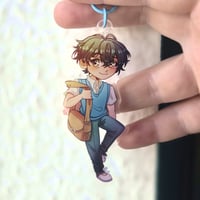 Image 3 of 【 SASAKI & MIYANO 】Sasaki & Miyano Keychain Accessory (3", Epoxy Covered)