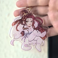 Image 2 of 【 TGCF 】Xie Lian & Hua Cheng Heaven Official's Blessing Keychain Accessory (3", Epoxy Covered)