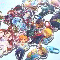 Image 4 of 【 TGCF 】Xie Lian & Hua Cheng Heaven Official's Blessing Keychain Accessory (3", Epoxy Covered)