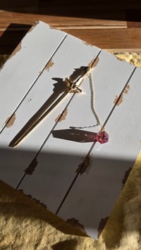 Image 5 of Wait for Me d20 sword hair stick