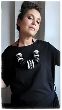 Image 12 of ERZULIE MAXI necklace - "Cilindri"