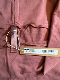 Image 6 of SKIMS- COTTON JERSEY FOLDOVER PANTS - REDWOOD