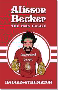 Alisson Becker Pin Badge - CHAMP20NS (RARE)