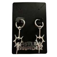 Image 1 of MILENA - Heart Huggie Hoops