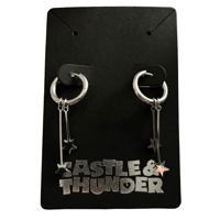 Image 1 of ALIYAH - Star Huggie Hoops